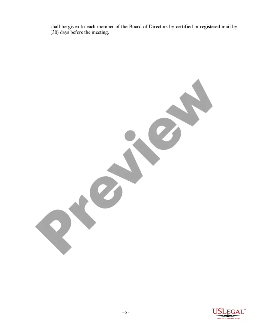 Preview Bylaws of a Nonprofit Organization - Multistate