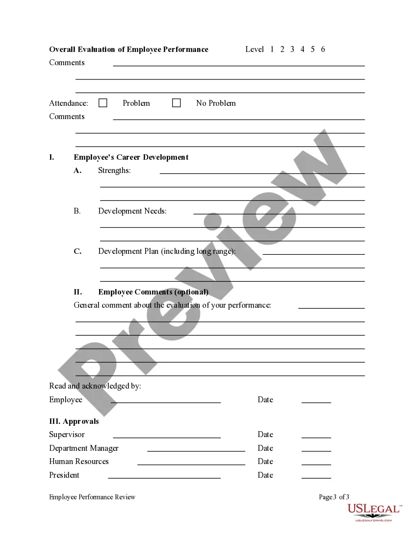 Get Employee Performance Review Preview Employee Performance Review