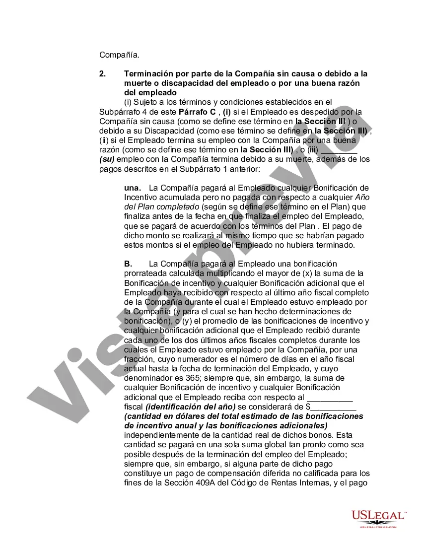 Preview Acuerdo de Empleo a Voluntad con Ejecutivo