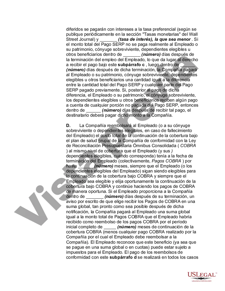 Preview Acuerdo de Empleo a Voluntad con Ejecutivo