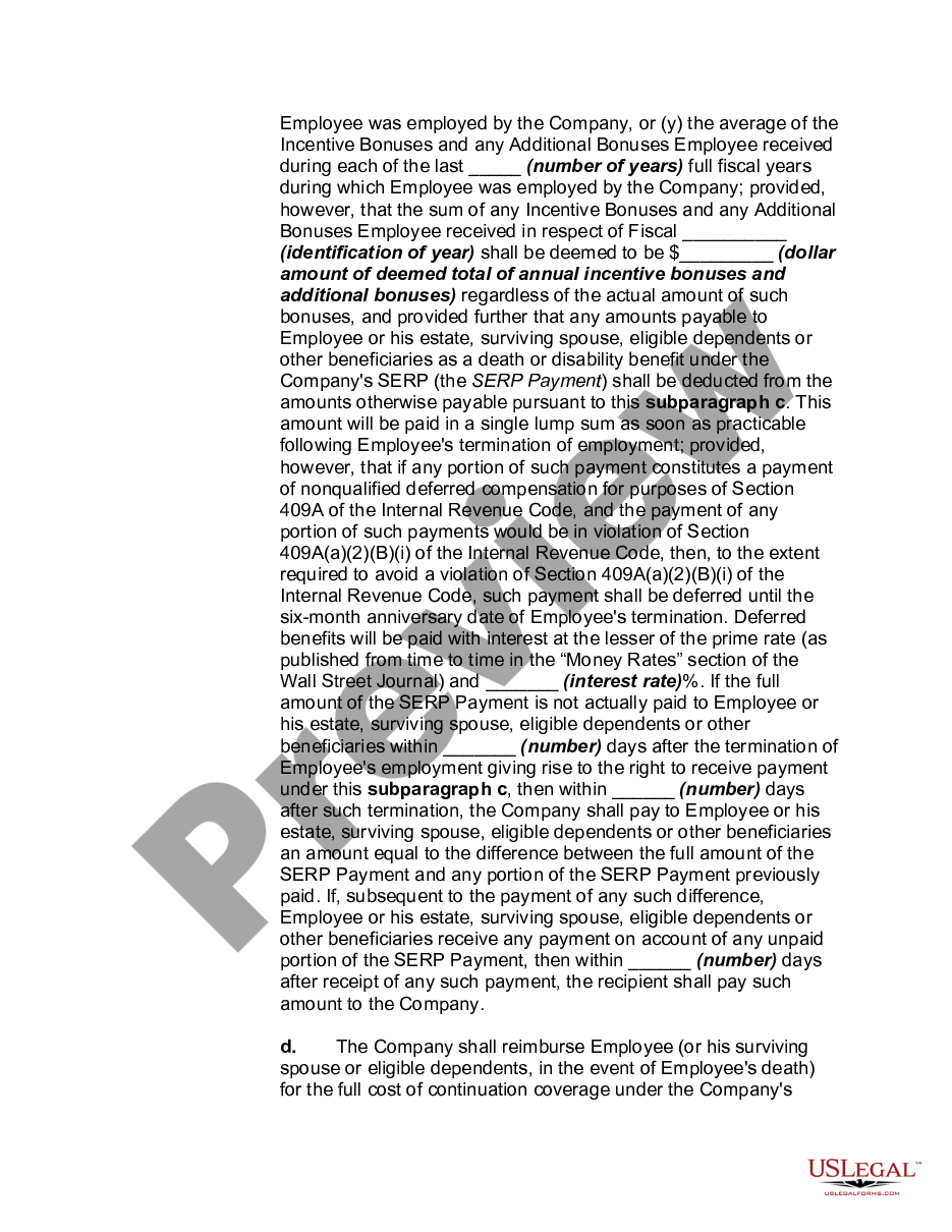 page 5 At-Will Employment Agreement with Executive preview