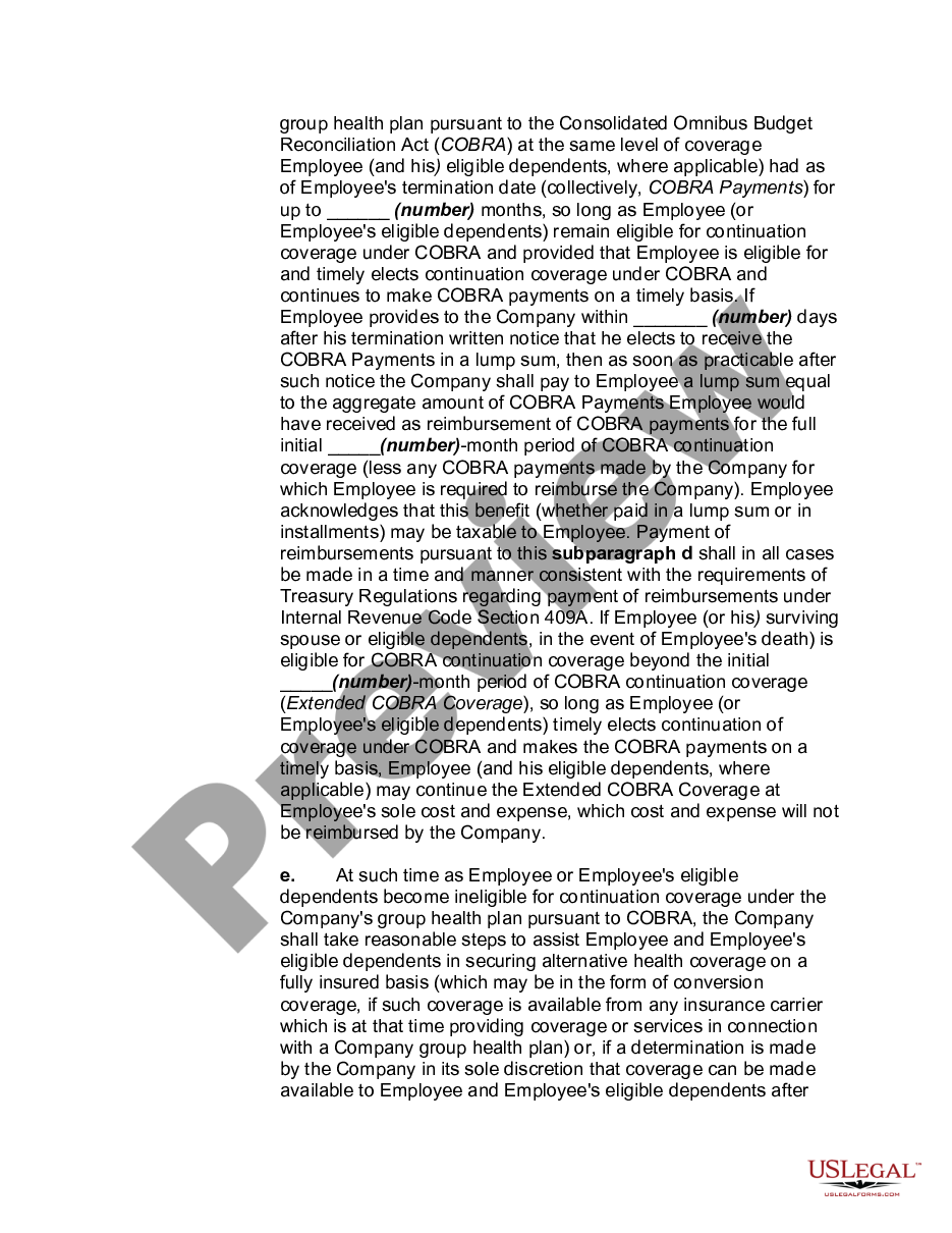page 6 At-Will Employment Agreement with Executive preview