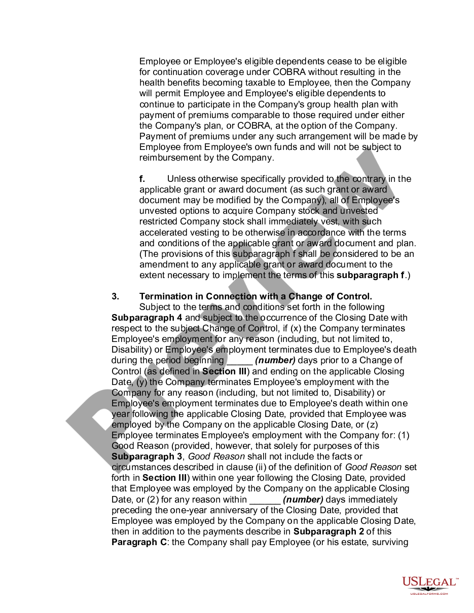 page 7 At-Will Employment Agreement with Executive preview