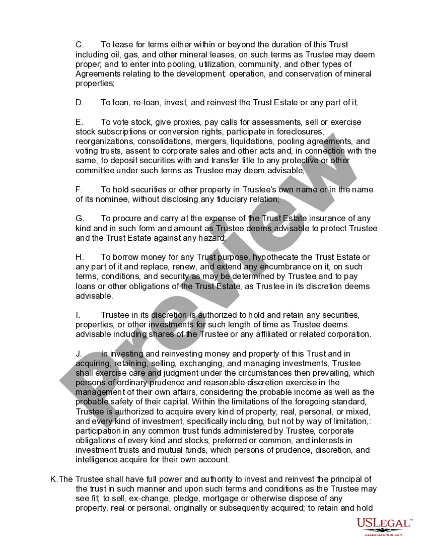 Get Revocable Trust Agreement with Husband and Wife as Trustors and Income to Preview Revocable Trust Agreement with Husband and Wife as Trustors and Income to