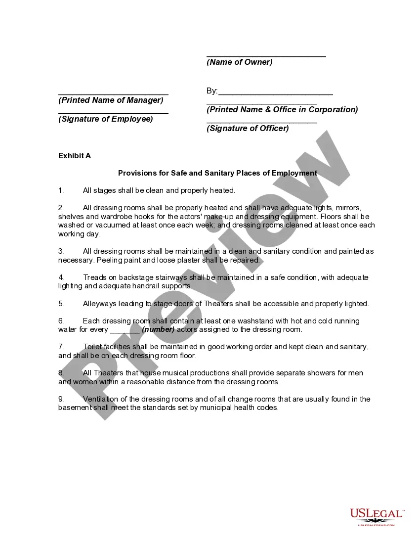 Preview Booking Agreement between Theater Owner and Manager of Entertainment Group