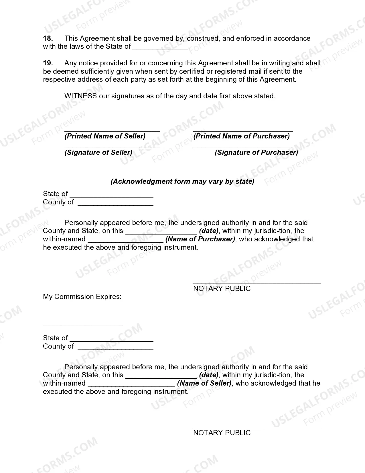 Preview Temporary Residential Lease - Occupation by Seller - Post-Closing