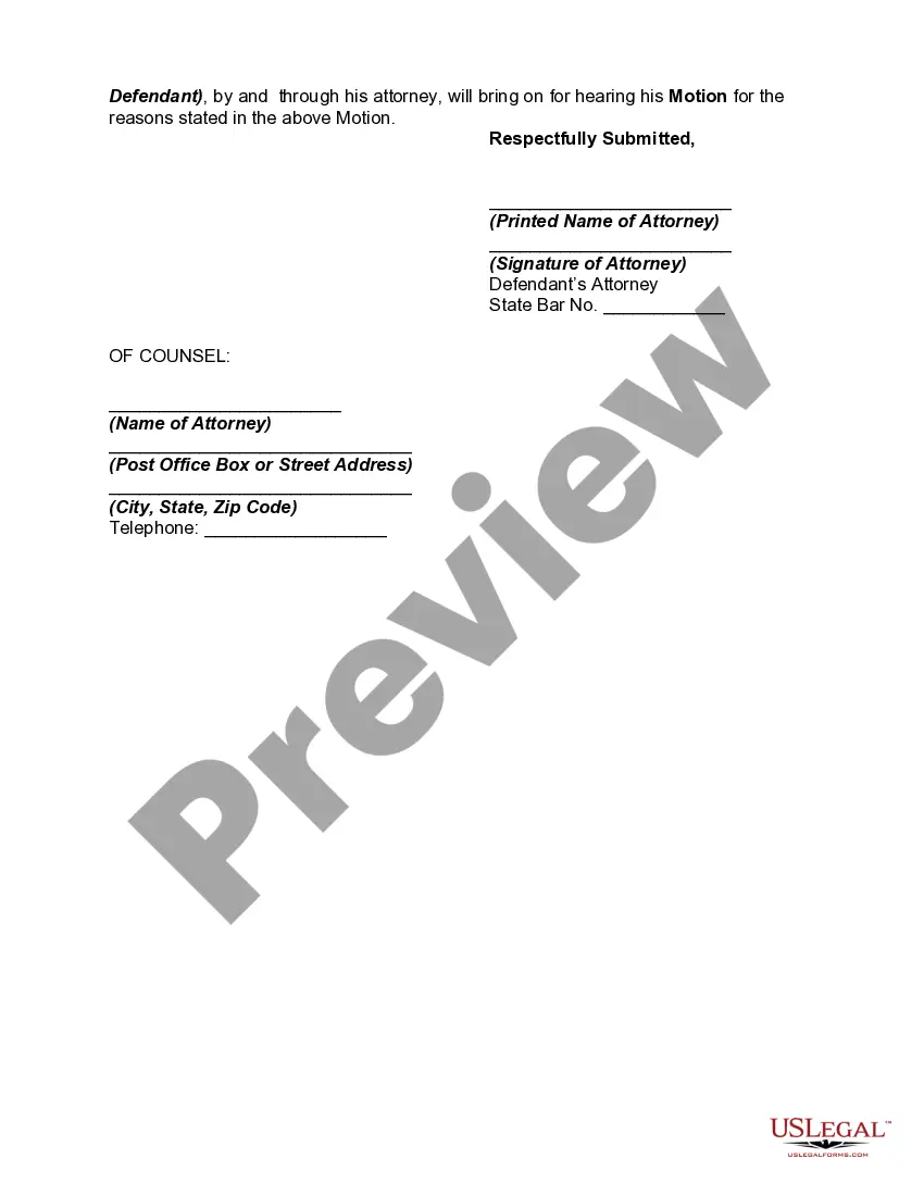 Get Motion to Quash, Dismiss, or Set Aside Indictment for Failure to Prosecute Preview Motion to Quash, Dismiss, or Set Aside Indictment for Failure to Prosecute