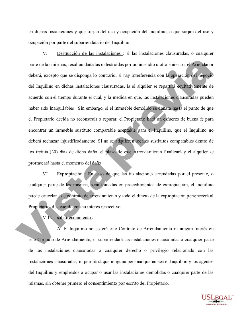Preview Acuerdo de Arrendamiento Centro Médico