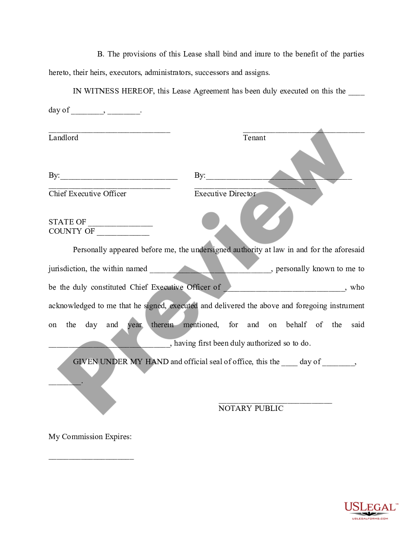 Lease Agreement Medical Facility Medical Facility Us Legal Forms