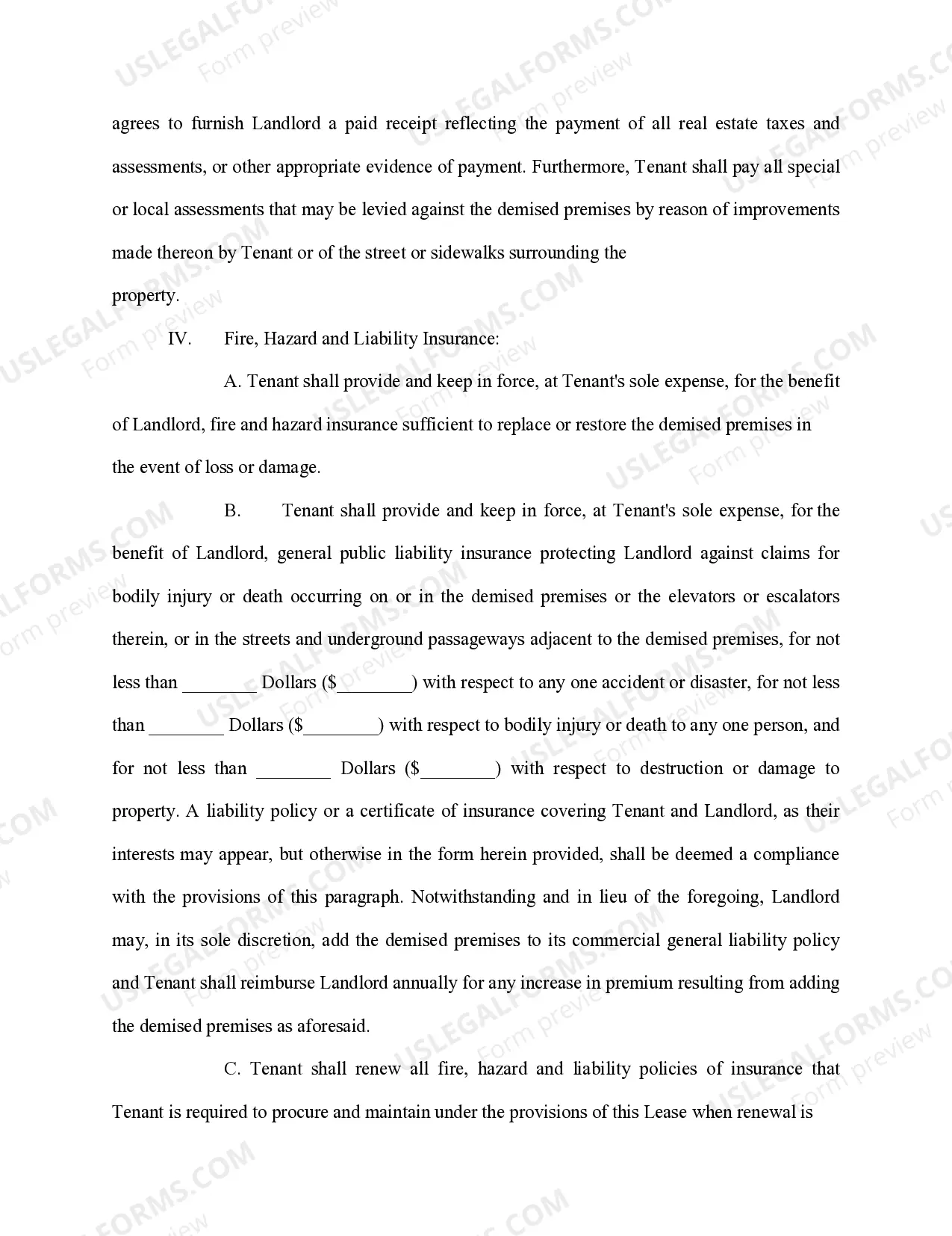 Preview Lease Agreement Medical Facility