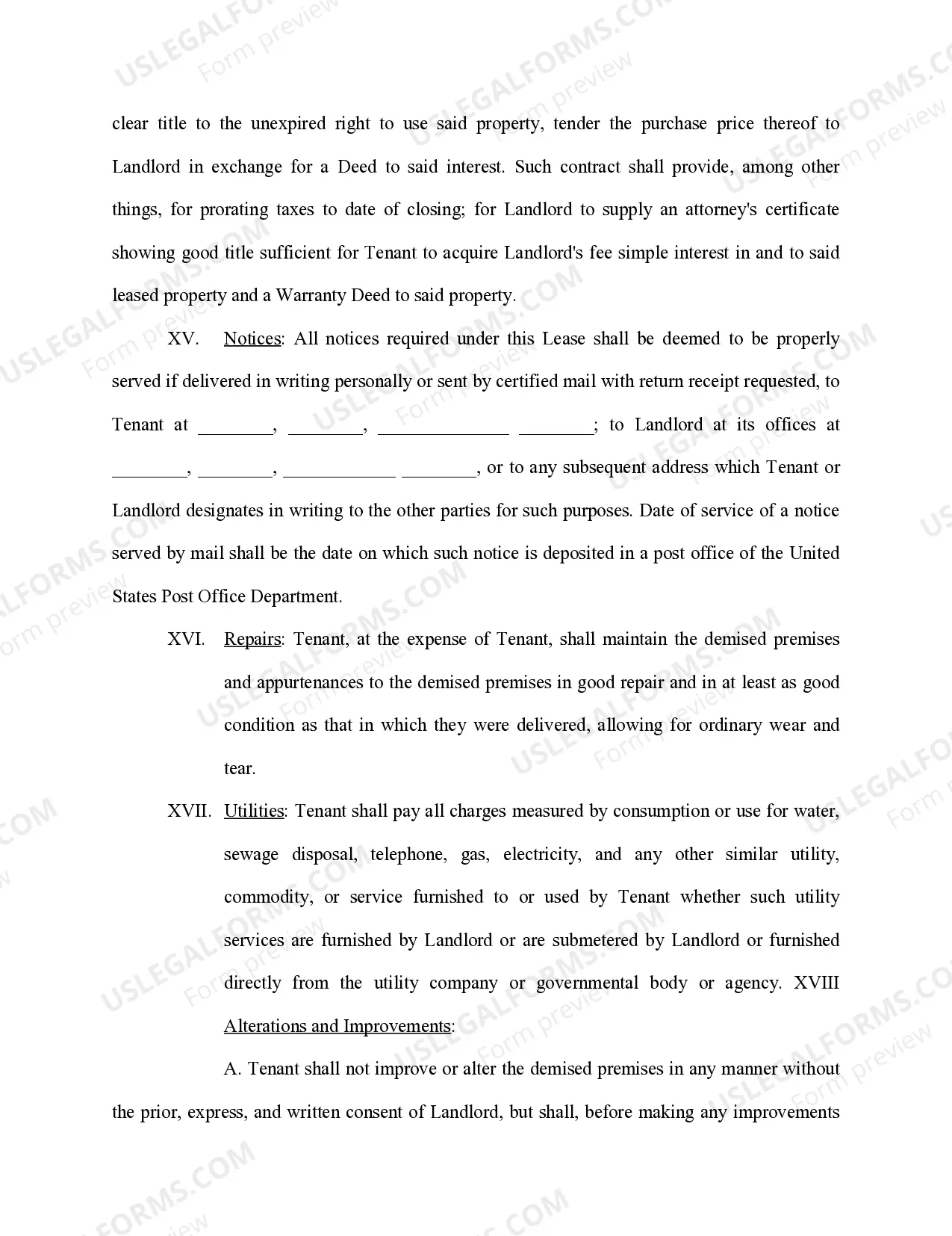 Preview Lease Agreement Medical Facility