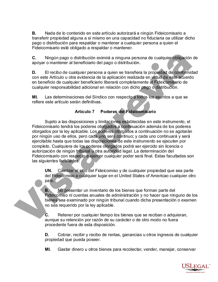 Get Inter Vivos QTIP Fideicomiso con el director para los hijos del donante sobre la muerte del cónyuge Preview Inter Vivos QTIP Fideicomiso con el director para los hijos del donante sobre la muerte del cónyuge