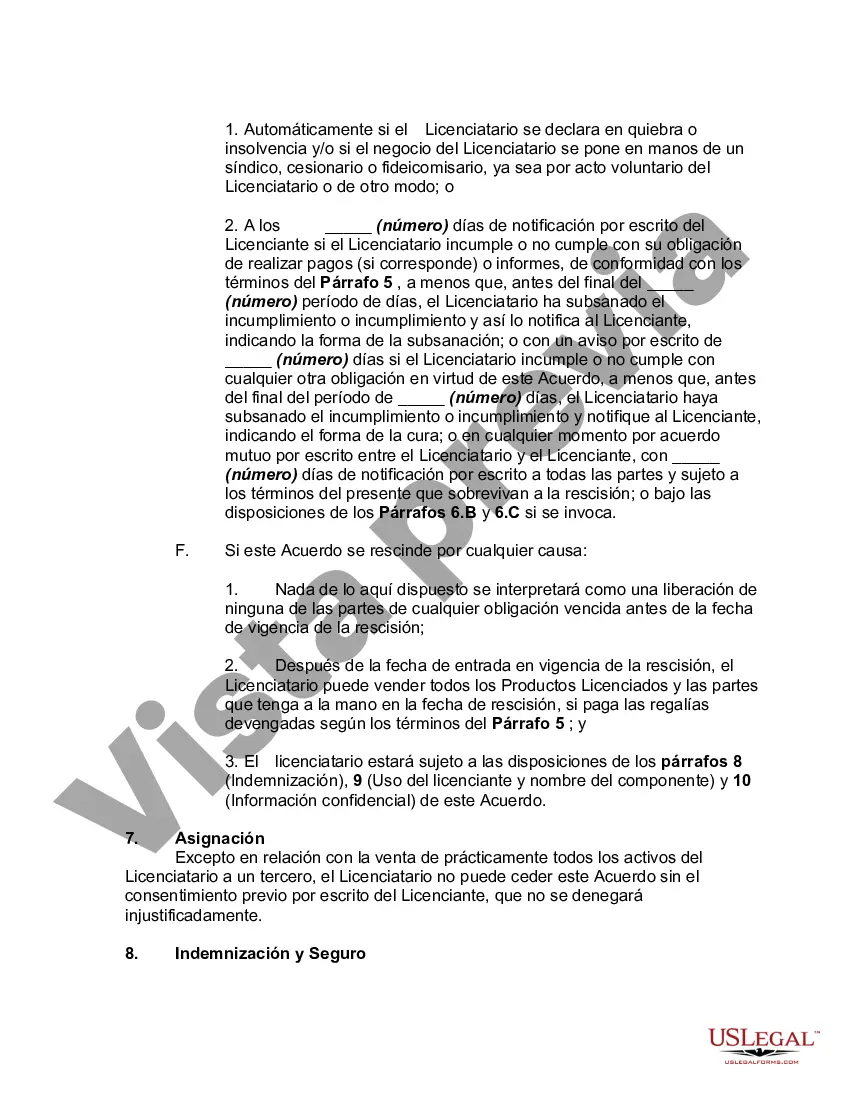 Preview Acuerdo de licencia de tecnología con una organización de investigación como licenciante