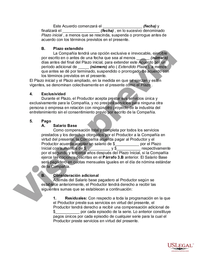 Preview Acuerdo para producir series de televisión