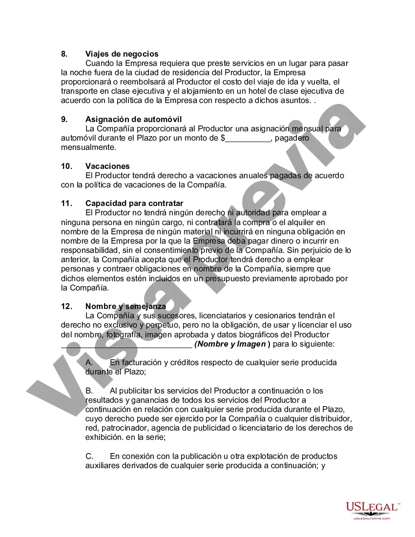 Preview Acuerdo para producir series de televisión