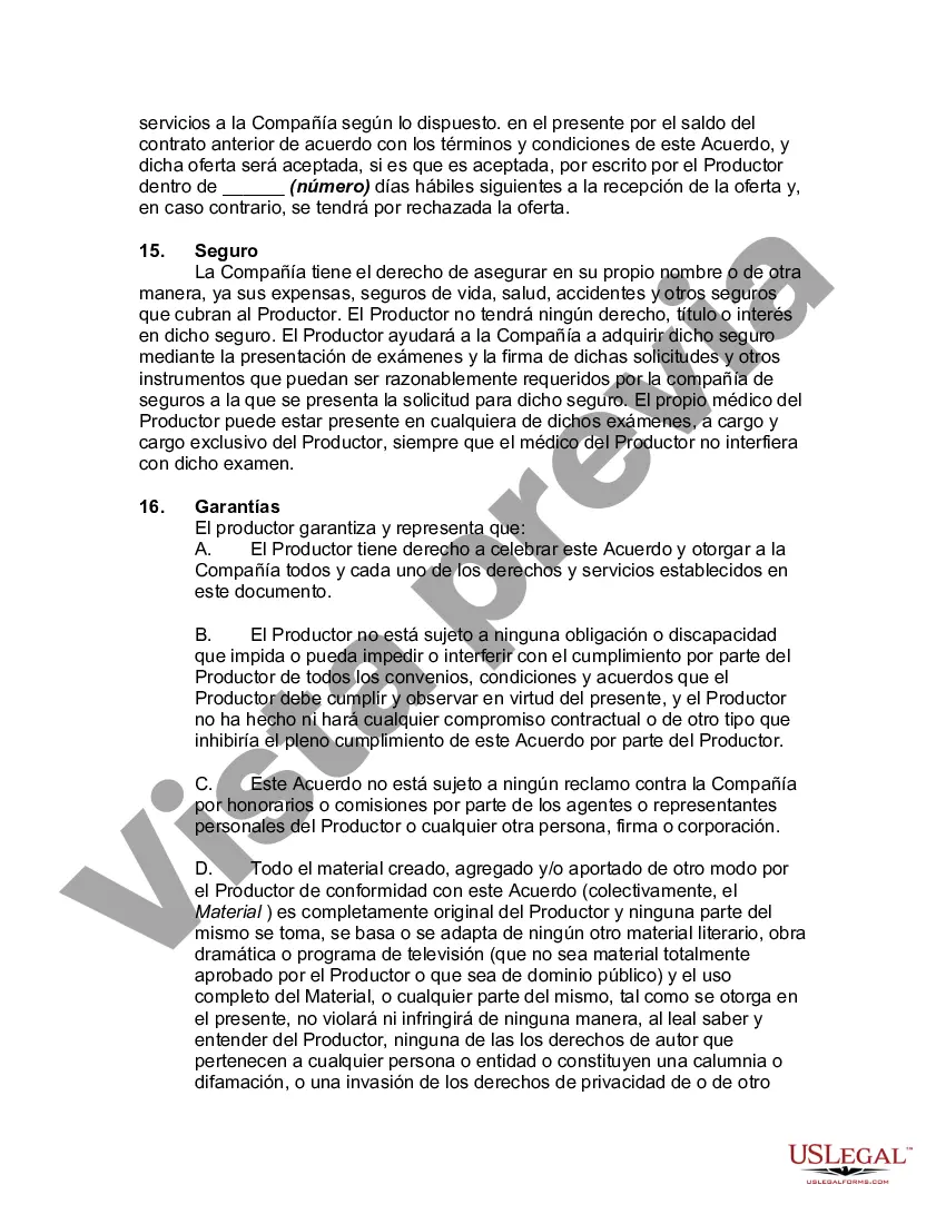 Preview Acuerdo para producir series de televisión