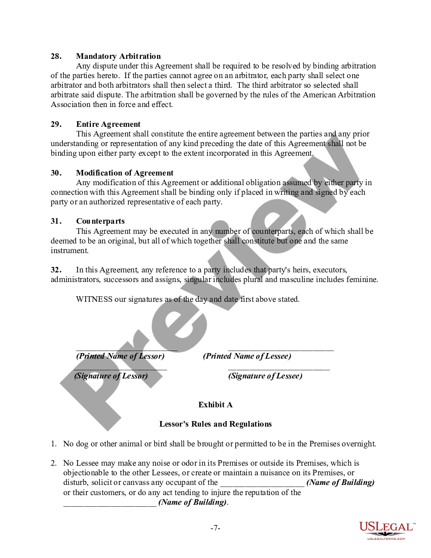 Colorado Month to Month Commercial Rental Agreement - Agreement ...