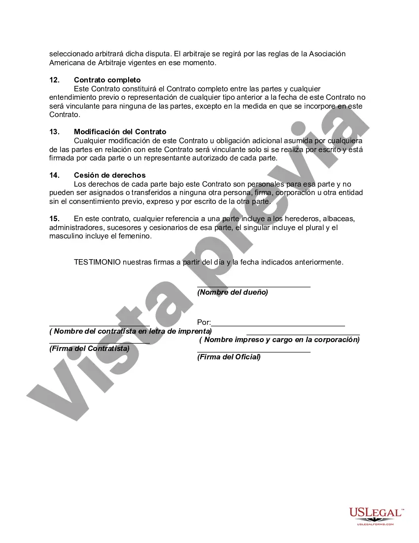 Preview Contrato entre diseñador y programador web y empresa de diseño web