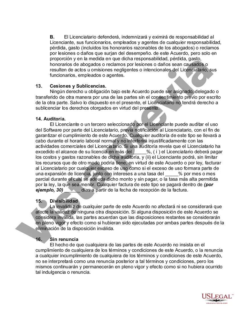 Preview Acuerdo de soporte y licencia de software