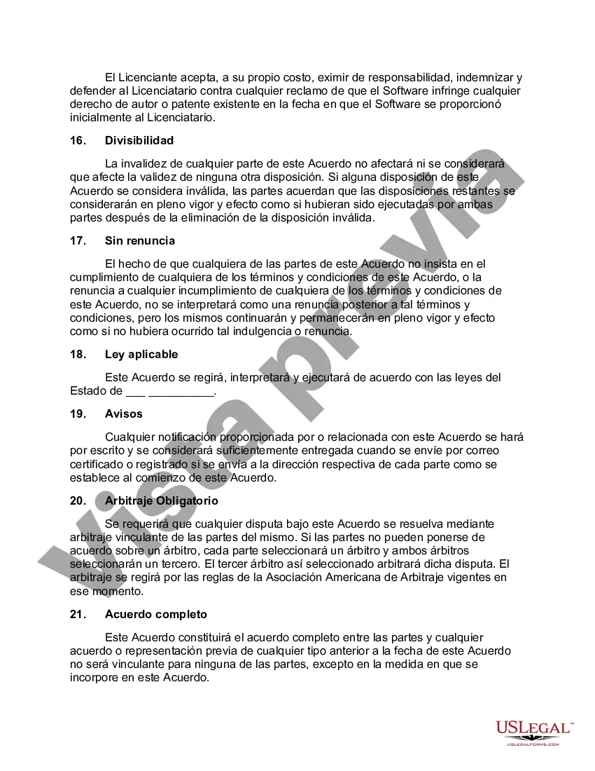 Preview Acuerdo de licencia de software para facilitar la venta de entradas en línea para espectáculos y eventos deportivos