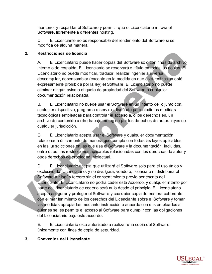 Preview Acuerdo de licencia de software para facilitar la venta de entradas en línea para espectáculos y eventos deportivos