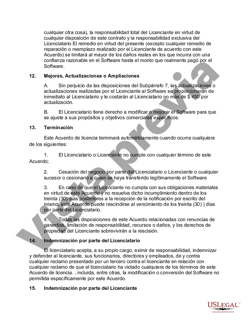 Preview Acuerdo de licencia de software para facilitar la venta de entradas en línea para espectáculos y eventos deportivos