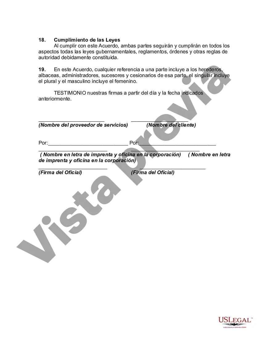 Preview Contrato de Asistencia y Consultoría de Soporte Técnico para Software Informático