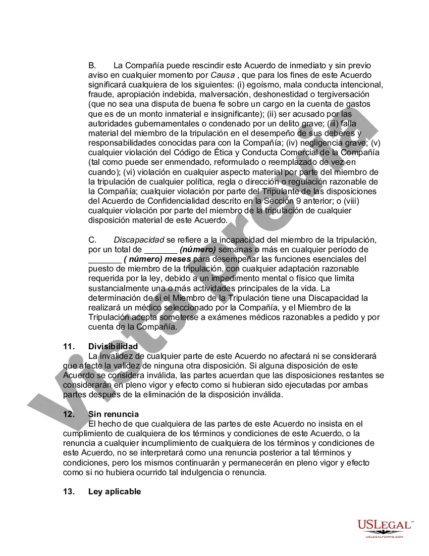 Preview Acuerdo de contratista independiente con un miembro de la tripulación para una producción de televisión