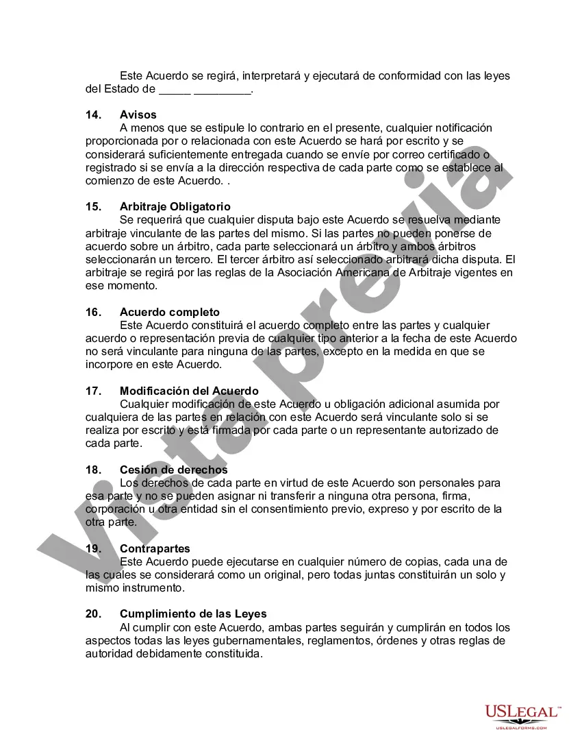 Preview Acuerdo de contratista independiente con un miembro de la tripulación para una producción de televisión