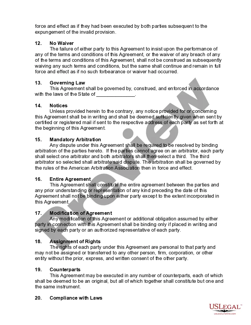 Preview Independent Contractor Agreement with a Crew Member for a Television Production