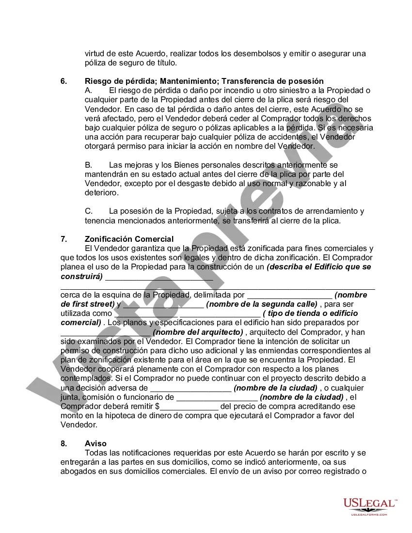 Preview Contrato de Venta de Propiedad Comercial sin Corredor Involucrado