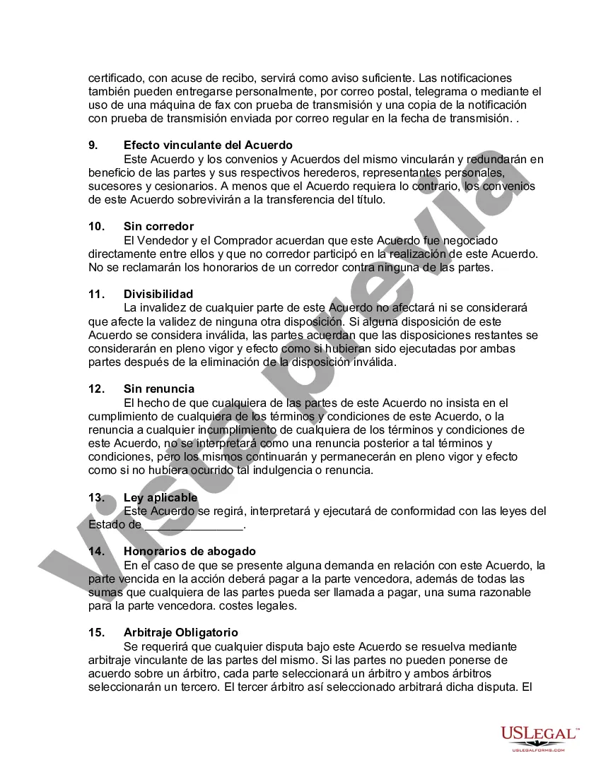 Preview Contrato de Venta de Propiedad Comercial sin Corredor Involucrado