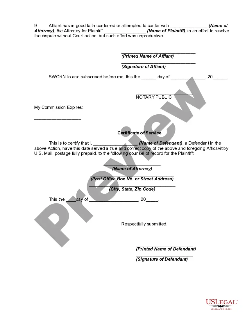 Get Affidavit in Support of Motion for Order that Deposition be taken at a Designated Place other than that Stated in Notice Preview Affidavit in Support of Motion for Order that Deposition be taken at a Designated Place other than that Stated in Notice