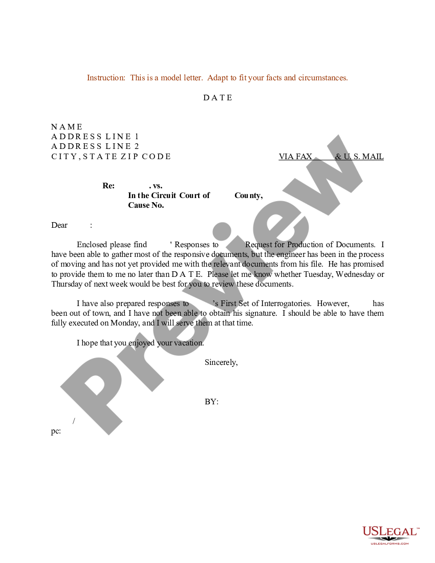 Sample Letter Interrogatories For Slip And Fall Cases | US Legal Forms