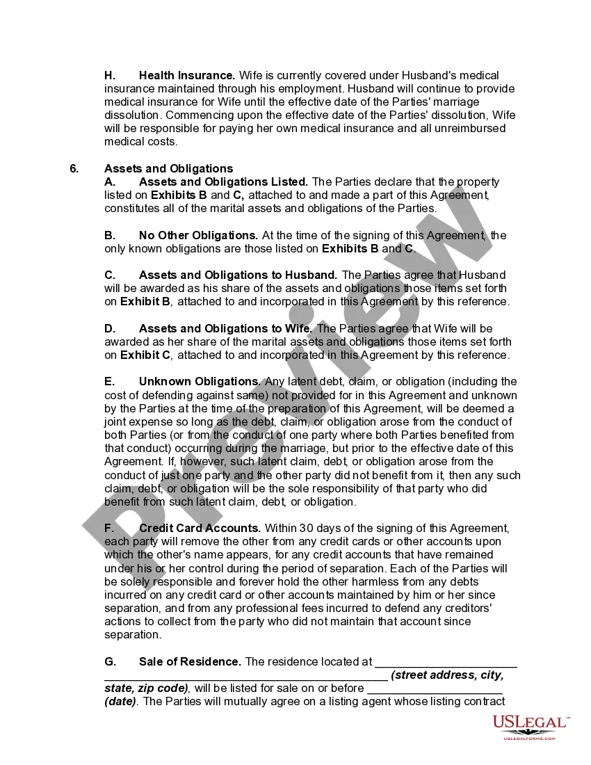 Get Marital Settlement Agreement Dealing with Domiciliary Custody and Moving Away Preview Marital Settlement Agreement Dealing with Domiciliary Custody and Moving Away