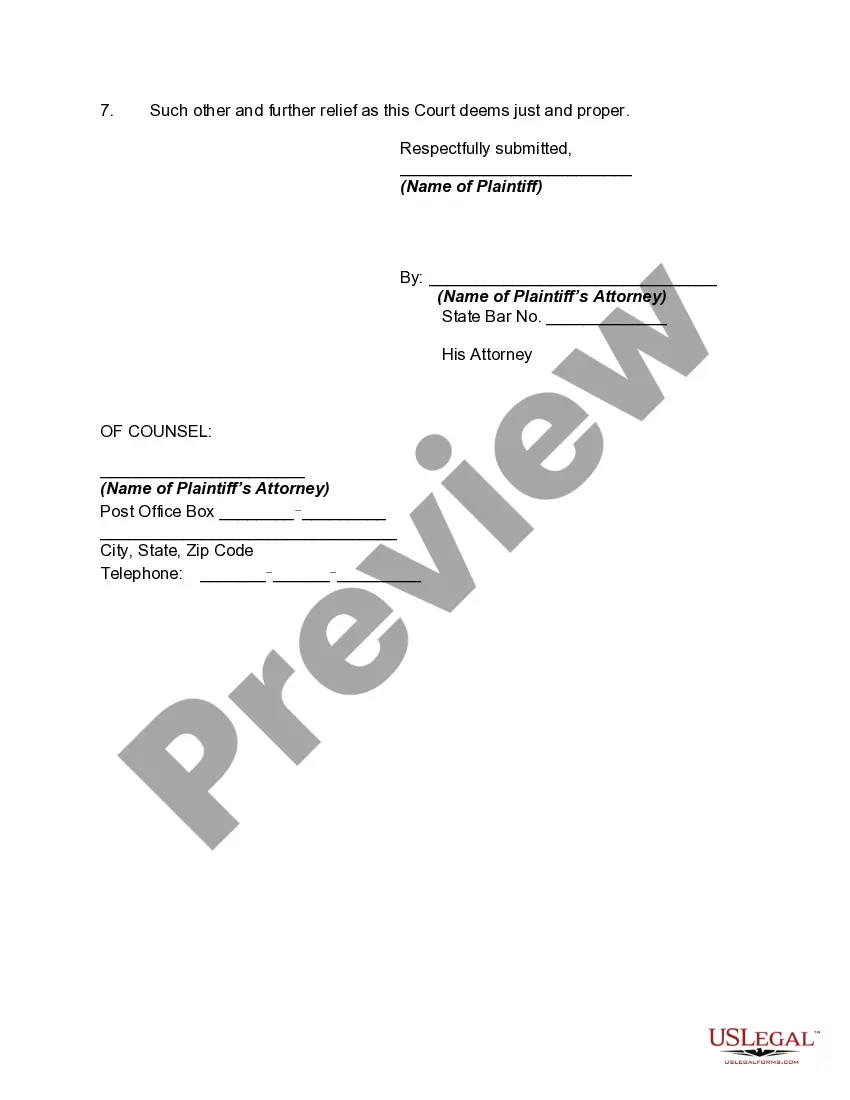 Preview Complaint for Unlawful Detainer by Commercial Tenants to Recover Possession, Past-Due Rent, Rental Value of Premises, and Attorney's Fees and Costs -