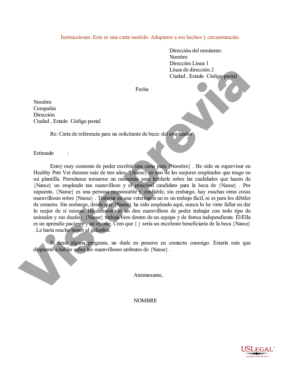 Carta De Referencia Riset 9205