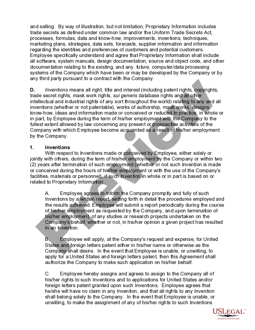 Get The Employee Proprietary Rights Acknowledgment Preview The Employee Proprietary Rights Acknowledgment