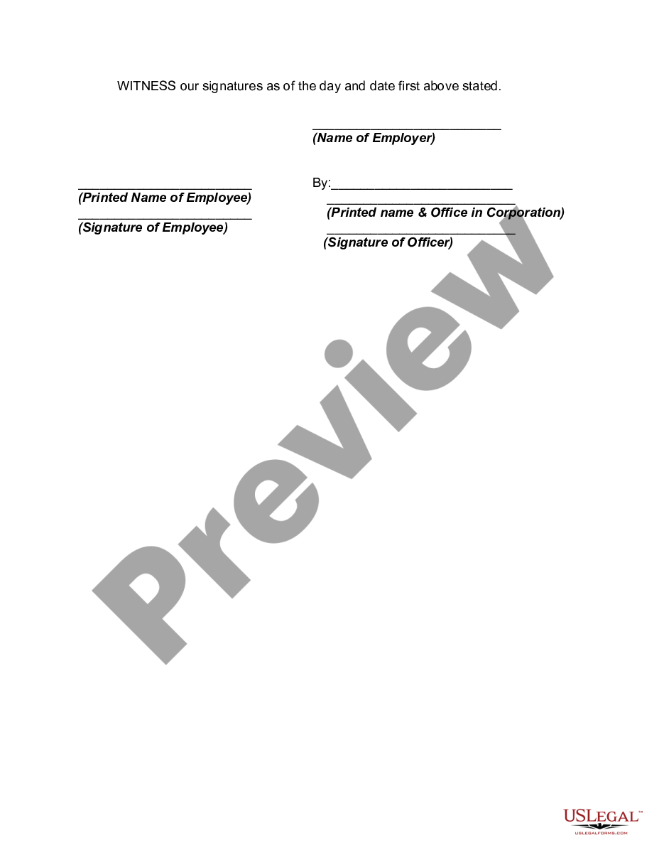 page 4 Agreement and Acknowledgment of Obligations to Employer and Customer preview