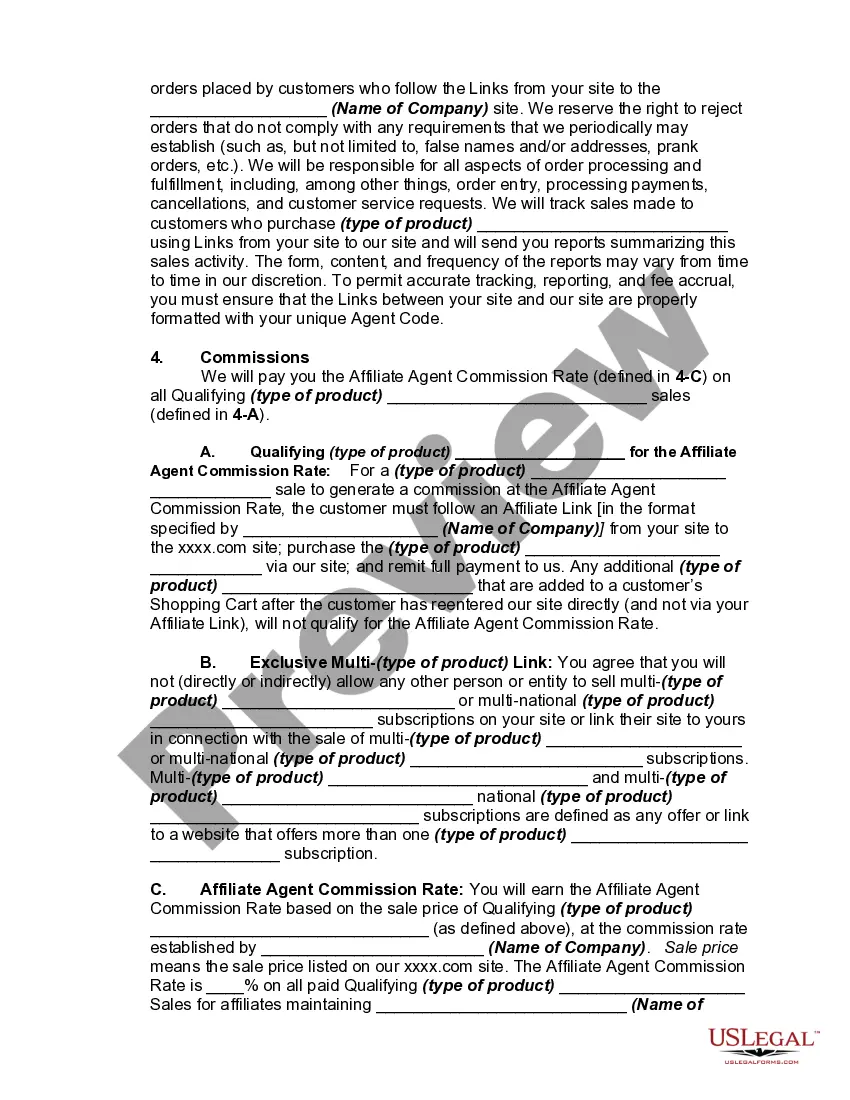 Get Affiliate Program Operating Agreement Preview Affiliate Program Operating Agreement
