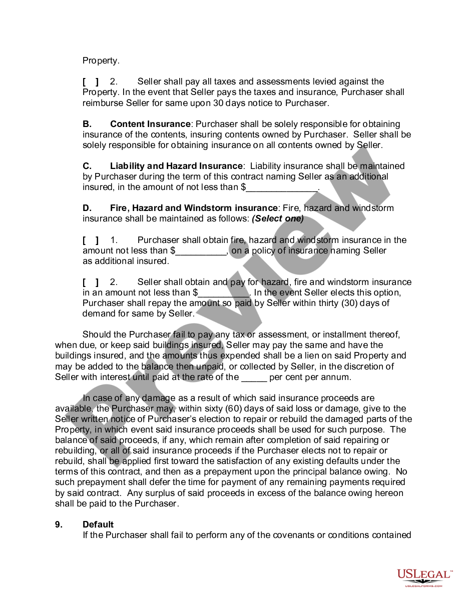 page 2 Contract for Deed preview