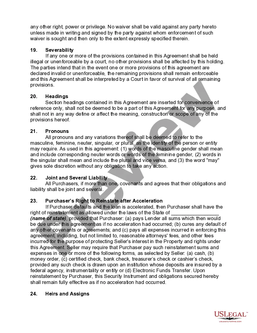 Get Contract for Deed Preview Contract for Deed