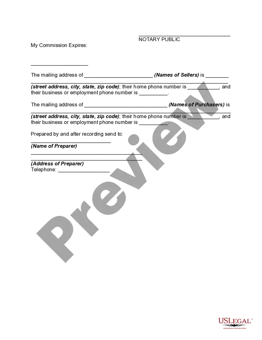 Get Contract for Deed Preview Contract for Deed