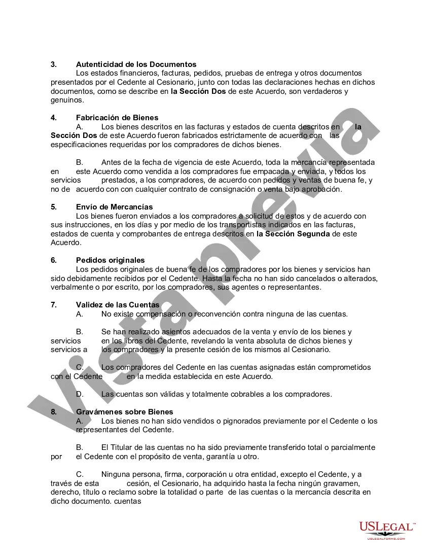 Preview Cesión de Cuentas por Cobrar