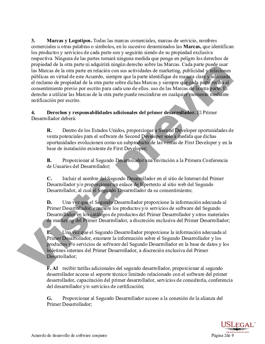 Preview Acuerdo de desarrollo de software conjunto