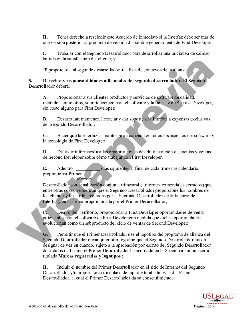 Preview Acuerdo de desarrollo de software conjunto