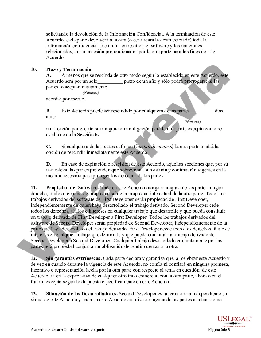 Preview Acuerdo de desarrollo de software conjunto