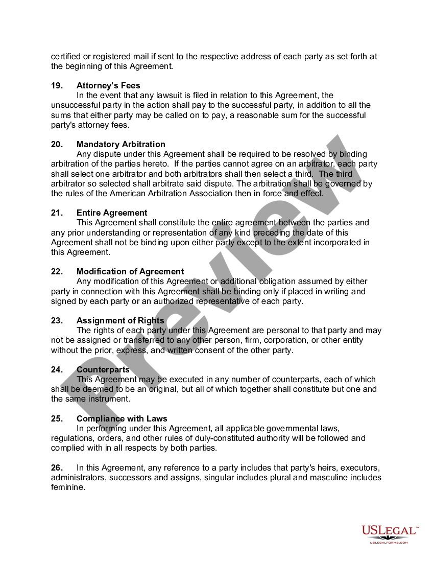 assignment of legal rights