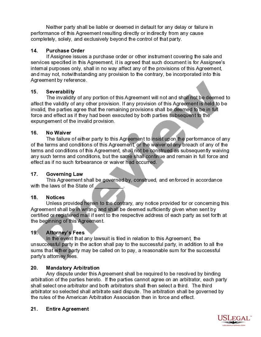Preview Assignment of Rights in Computer Software - With Reservations