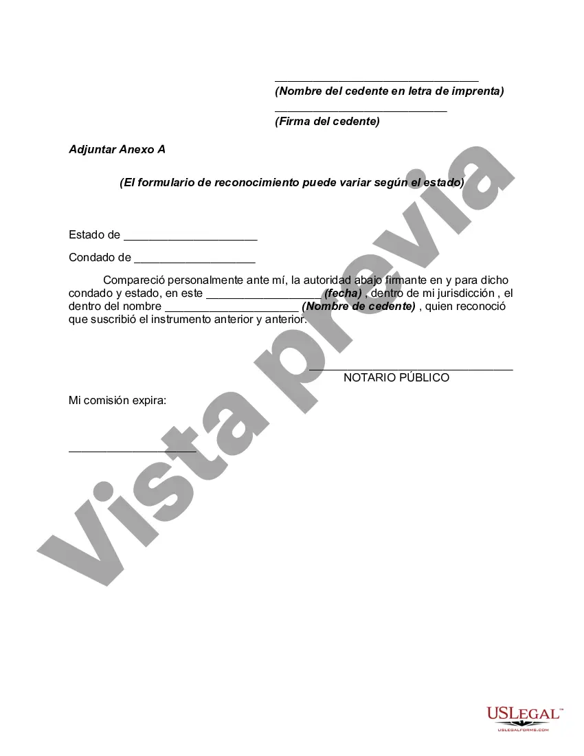 Preview Cesión y Factura de Venta a Corporación